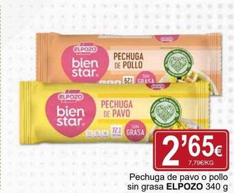 Supermercados Dani Pechuga de pavo o pollo sin grasa elpozo oferta