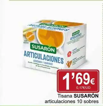 Supermercados Dani Tisana susarón articulaciones 10 sobres oferta