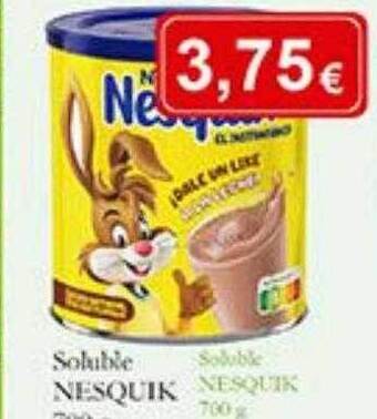 Supermercados Bip Bip Soluble nesquik oferta