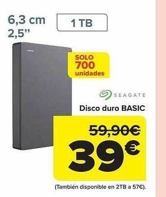 Carrefour Disco duro basic oferta