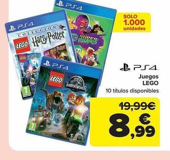 Carrefour Ps4 juegos lego oferta