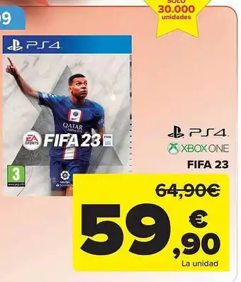 Carrefour Ps4 xbox one fifa 23 oferta