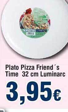 FROIZ Plato pizza friend's time 32 cm luminarc oferta