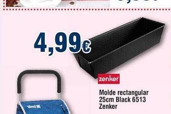 FROIZ Zenker molde rectangular 25cm black 6513 zenker oferta