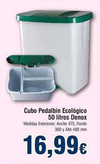 FROIZ Cubo pedalbín ecológico denox oferta