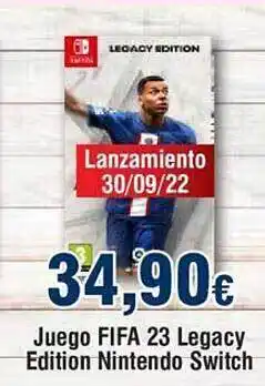 FROIZ Juego fifa 23 legacy edition nintendo switch oferta