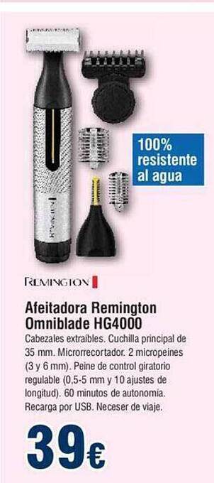 FROIZ Afeitadora remington omniblade hg4000 oferta