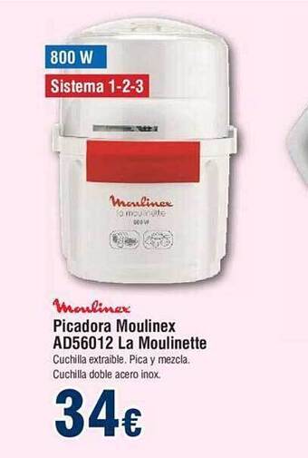 FROIZ Picadora moulinex ad56012 la moulinette oferta
