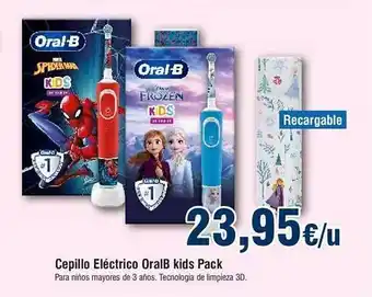 FROIZ Cepillo eléctrico oralb kids pack oferta