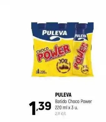 Coviran Puleva batido choco power oferta