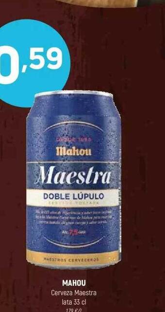 Coviran Mahou cerveza maestra oferta