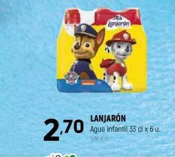 Coviran Lanjarón agua infantil oferta