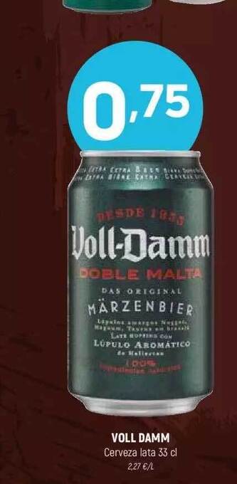 Coviran Voll damm cerveza oferta