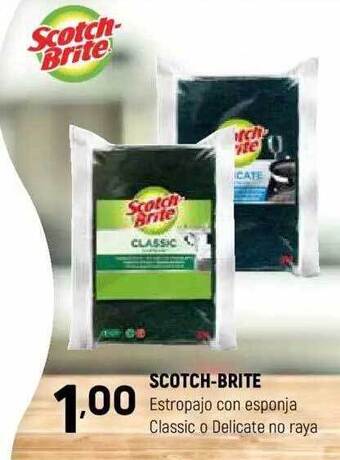 Coviran Scotch-brite estropajo con esponja classic o delicate no raya oferta