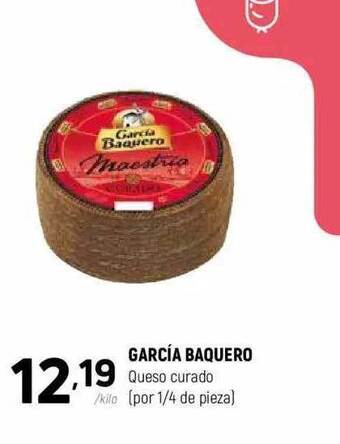 Coviran García baquero queso curado oferta