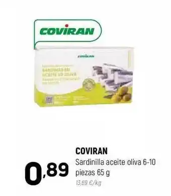 Coviran Coviran sardinilla aceite oliva 6-10 piezas oferta