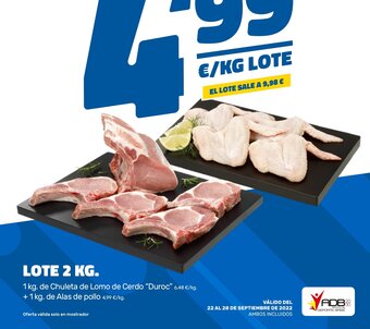 AhorraMas Lote 2 kg. oferta