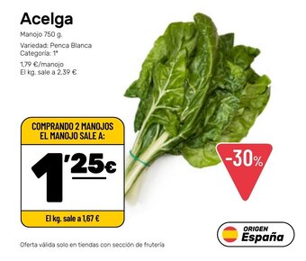 AhorraMas Acelga oferta
