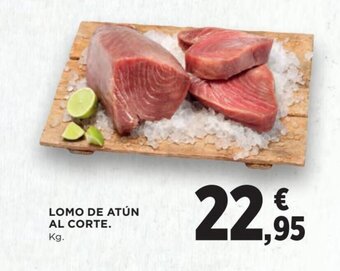 Hipercor Lomo de atún al corte oferta