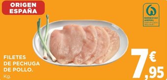 Hipercor Filetes de pechuga de pollo oferta