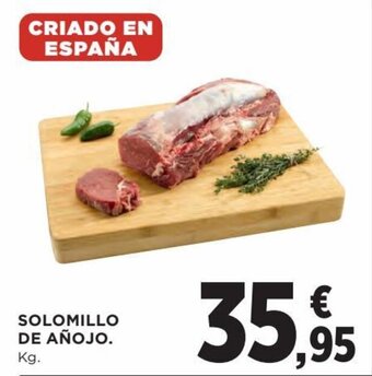 Hipercor Solomillo de añojo oferta