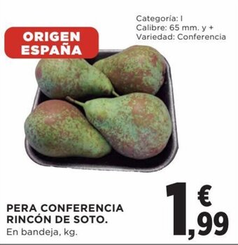 Hipercor Pera conferencia rincón de soto oferta