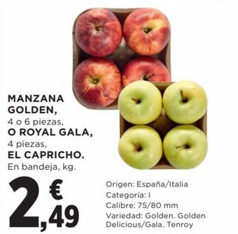 Hipercor Manzana golden oferta