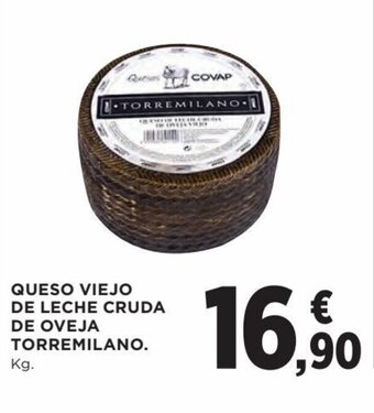 Hipercor Queso viejo de leche cruda de oveja torremilano oferta