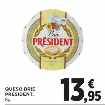 Hipercor Queso brie président oferta