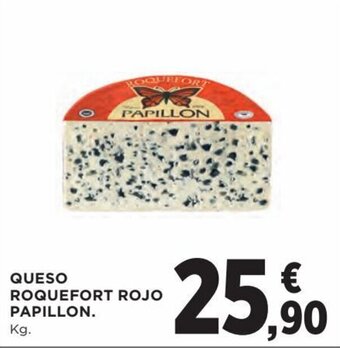Hipercor Queso roquefort rojo papillon oferta