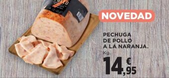Hipercor Pechuga de pollo a la naranja oferta