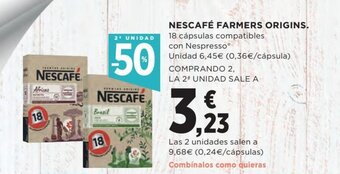 Hipercor Nescafé farmers origins oferta