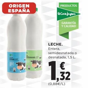 Hipercor Leche oferta