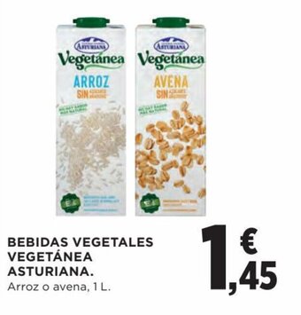 Hipercor Bebidas vegetales vegetánea asturiana oferta