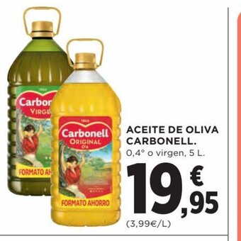 Hipercor Aceite de Oliva Carbonell oferta