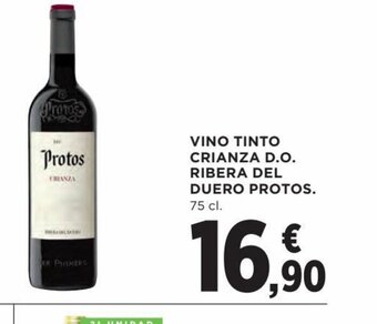 Hipercor Vino Tinto Crianza D.O Ribera Del Duero Protos oferta