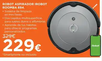 Hipercor Robot Aspirador Irobot Roomba oferta