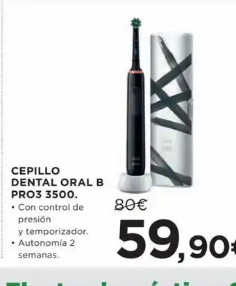 Hipercor Cepillo Dental Oral B Pro 3 3500 oferta