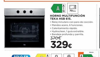 Hipercor Horno Multifunción Teka HSB 615 oferta