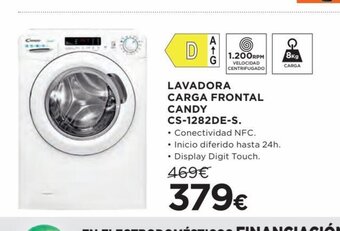 Hipercor Lavadora Carga Frontal Candy CS-1282DE-S oferta