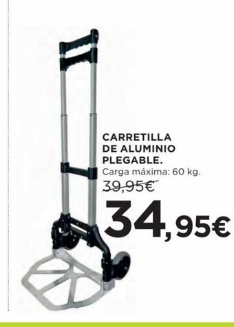 Hipercor Carretilla de Aluminio Plegable oferta