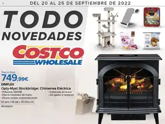 Costco Opty-Myst Stockbridge Chimenea Eléctrica oferta
