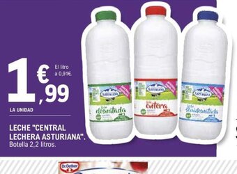 E.Leclerc Leche Central Lechera Asturiana oferta