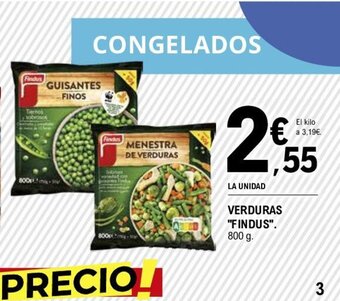 E.Leclerc Verduras FIndus oferta