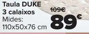 Carrefour Mesa duke 3 cajones oferta