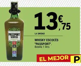 E.Leclerc Whisky Escocés Passport oferta
