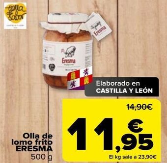 Carrefour Olla de lomo frito eresma oferta