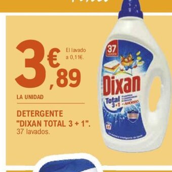 E.Leclerc Detergente Dixan Total 3+1 oferta