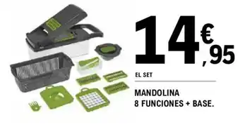 E.Leclerc Mandolina 8 Funciones+ Base oferta