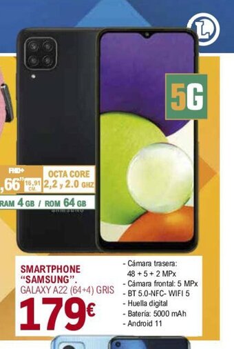 E.Leclerc Smartphone Samsung oferta